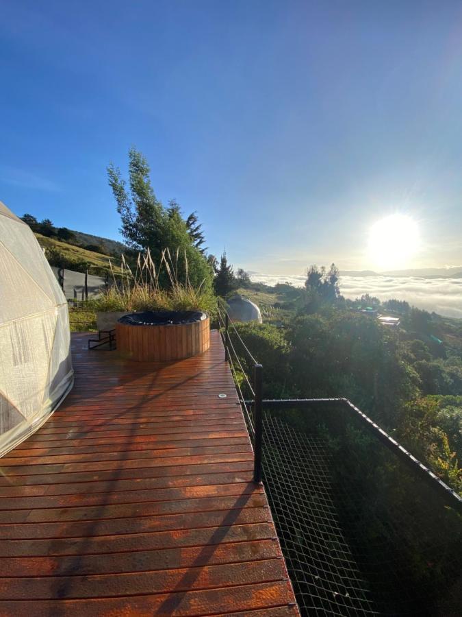 Casa Oro Glamping Hostel Guatavita Exterior photo